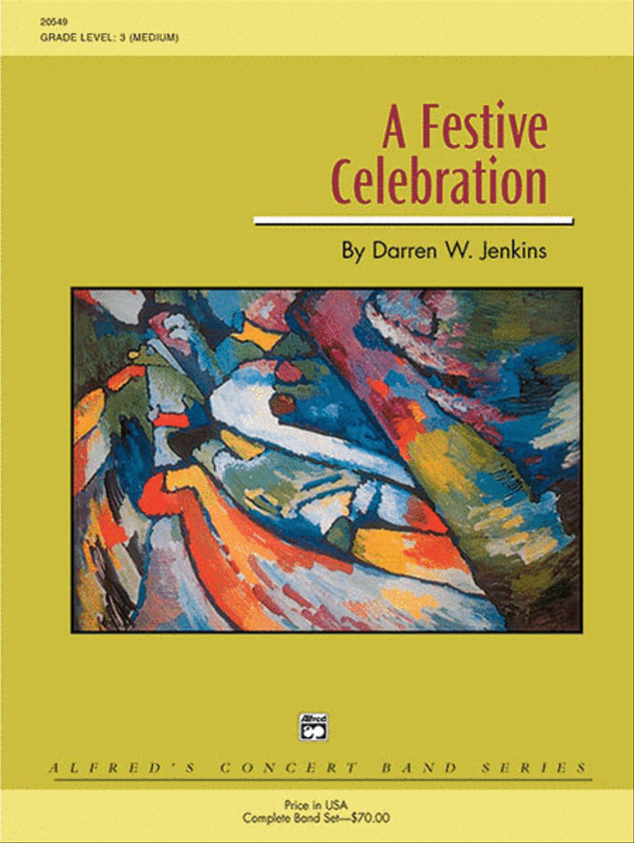 A Festive Celebration Concert Band scores gallery preview page 1