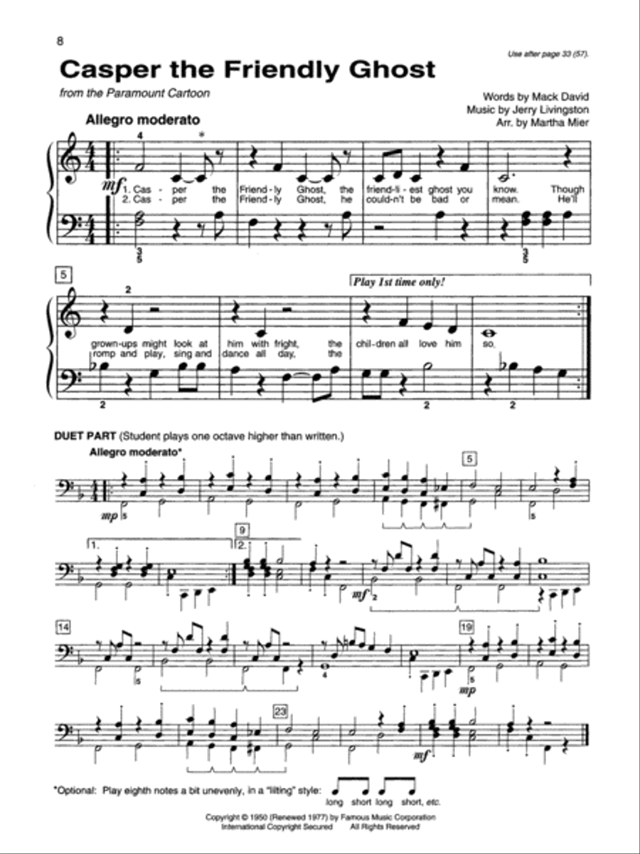 Alfred's Basic Piano Library Top Hits! Solo Book & CD, Book 1B Piano Method scores gallery preview page 3