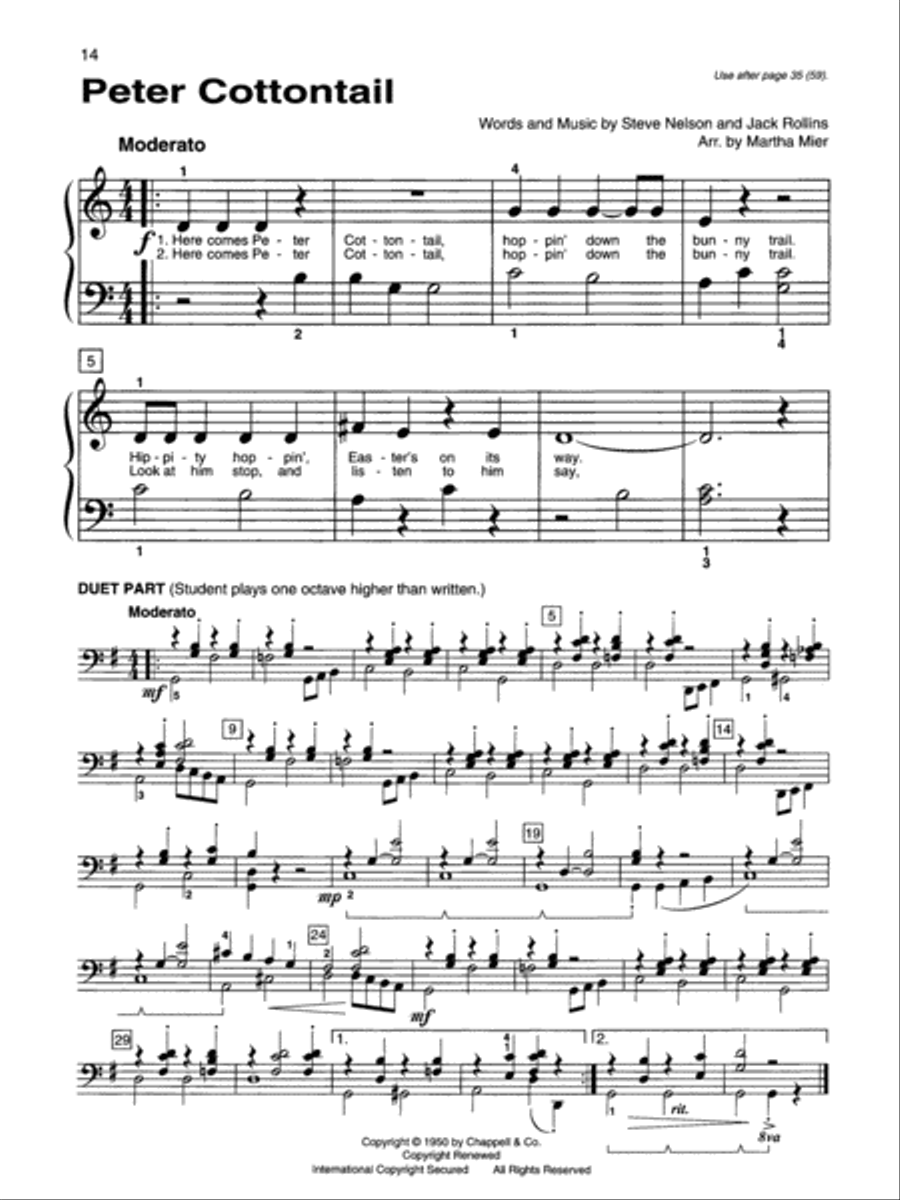 Alfred's Basic Piano Library Top Hits! Solo Book & CD, Book 1B Piano Method scores gallery preview page 4