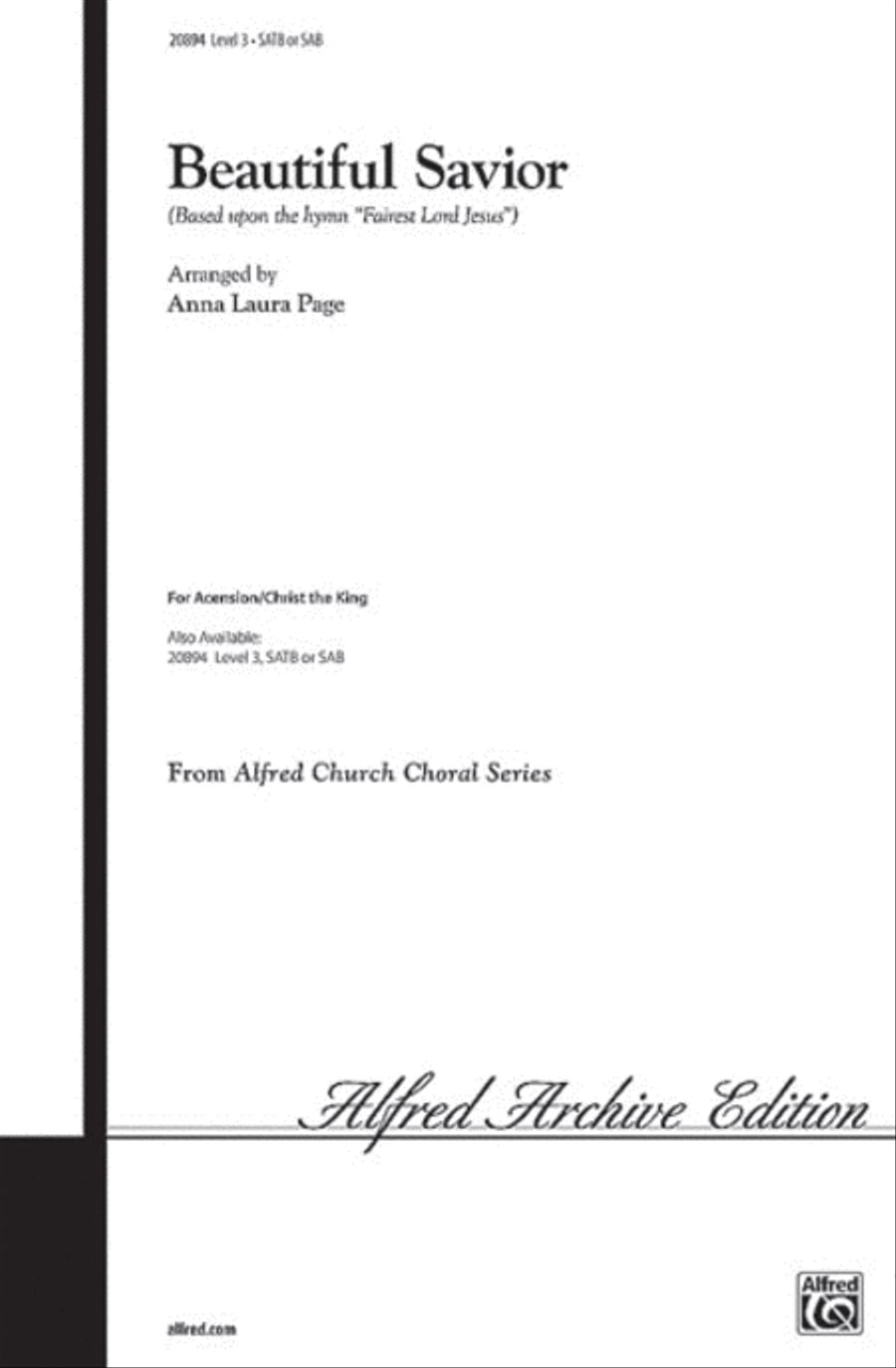 Beautiful Savior Beautiful Savior 4-Part scores gallery preview page 1