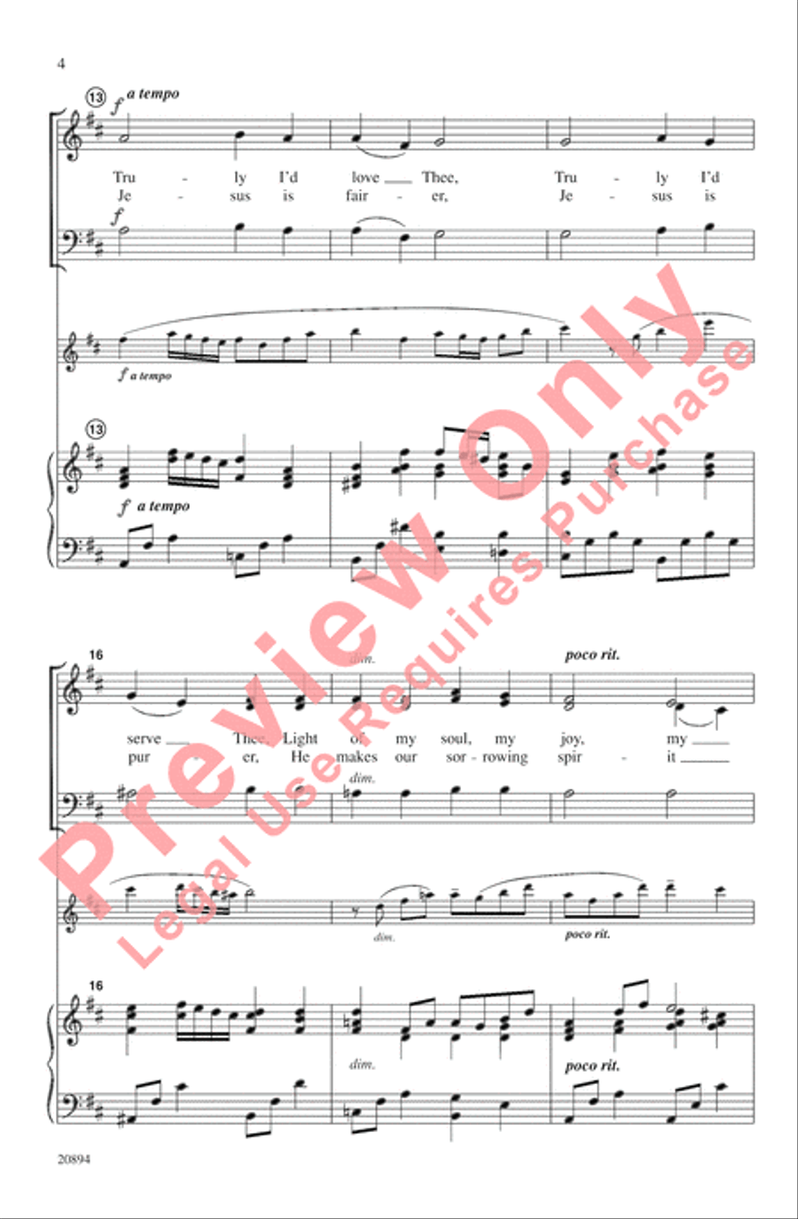 Beautiful Savior Beautiful Savior 4-Part scores gallery preview page 4
