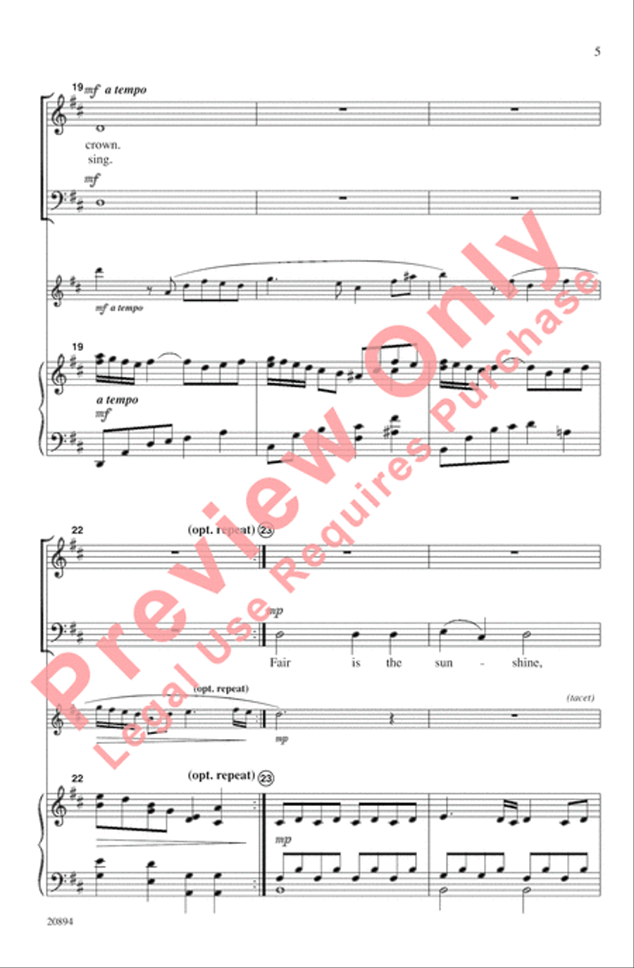 Beautiful Savior Beautiful Savior 4-Part scores gallery preview page 5