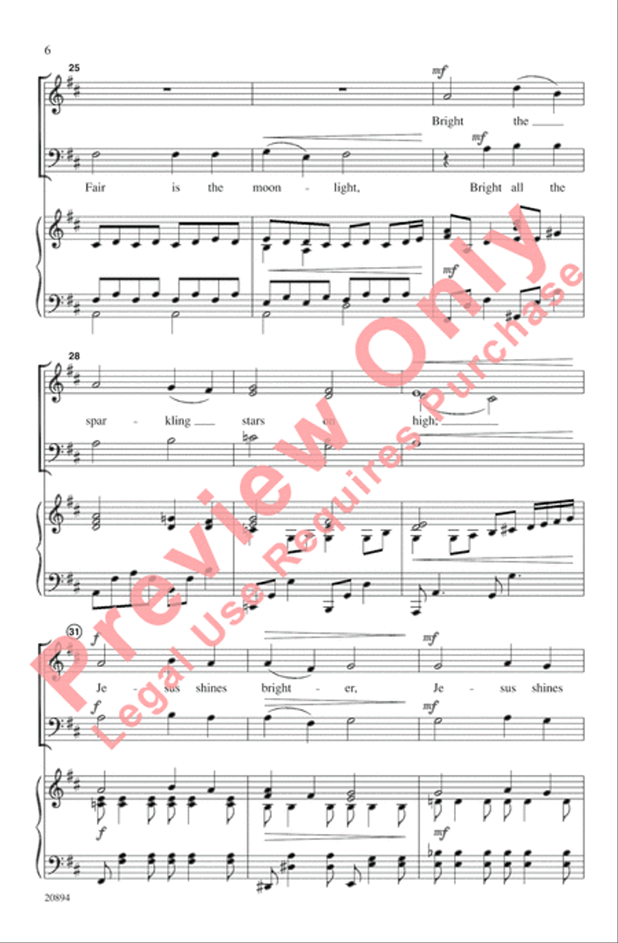 Beautiful Savior Beautiful Savior 4-Part scores gallery preview page 6