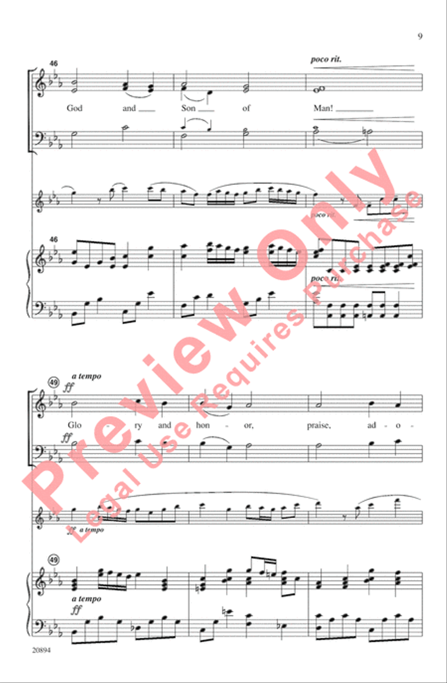 Beautiful Savior Beautiful Savior 4-Part scores gallery preview page 9