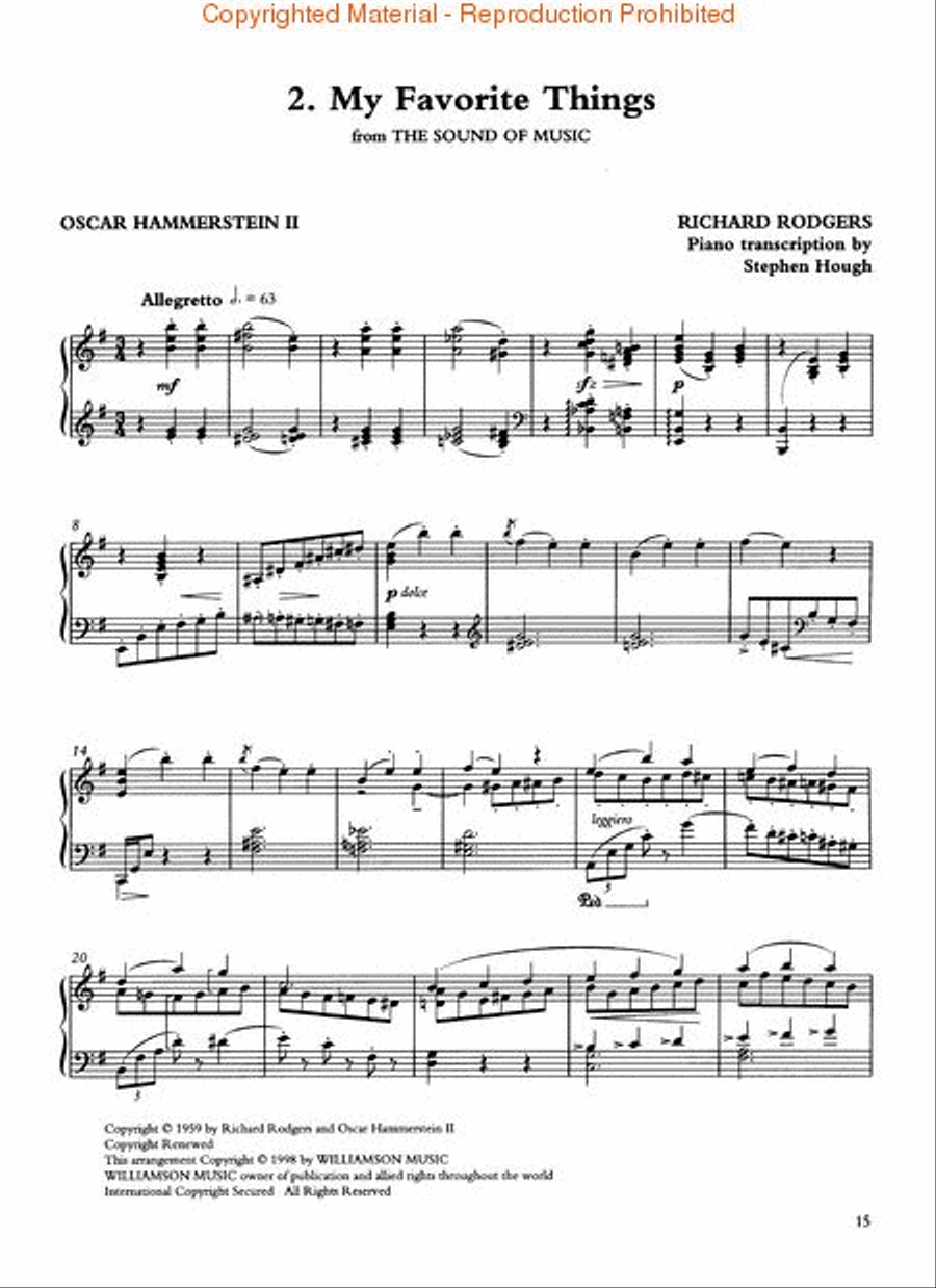 Rodgers & Hammerstein Transcriptions Piano Solo scores gallery preview page 3