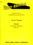 Sonata for Violin and Guitar, Op. 3, No. 1