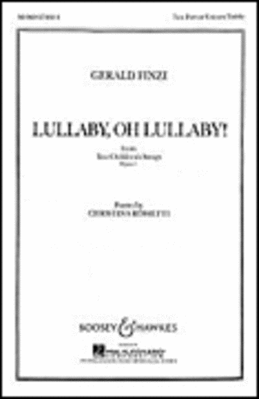 Lullaby, Oh Lullaby! Lullaby, Oh Lullaby! Unison Choir scores gallery preview page 1