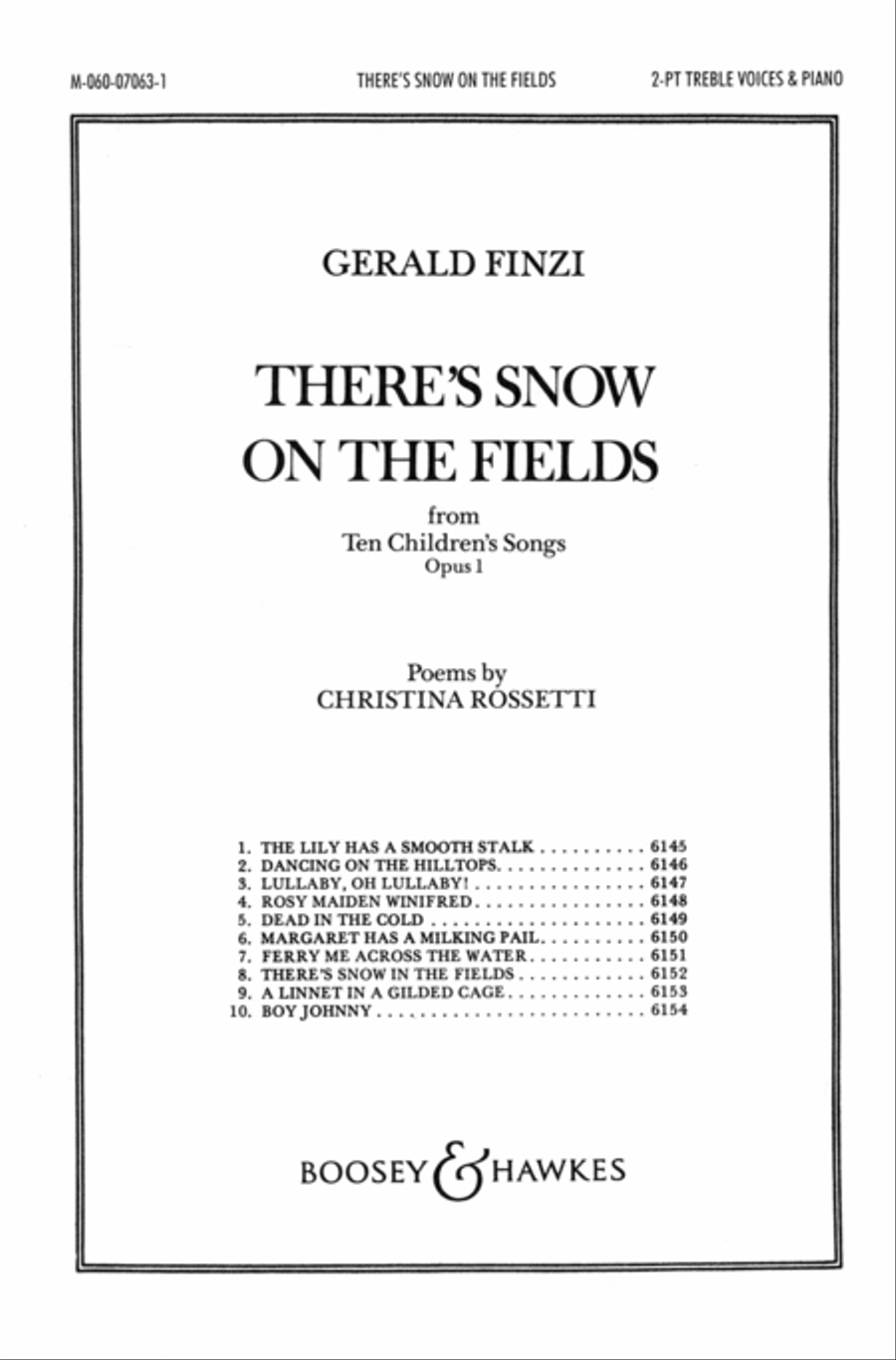 There's Snow on the Fields SA scores gallery preview page 1