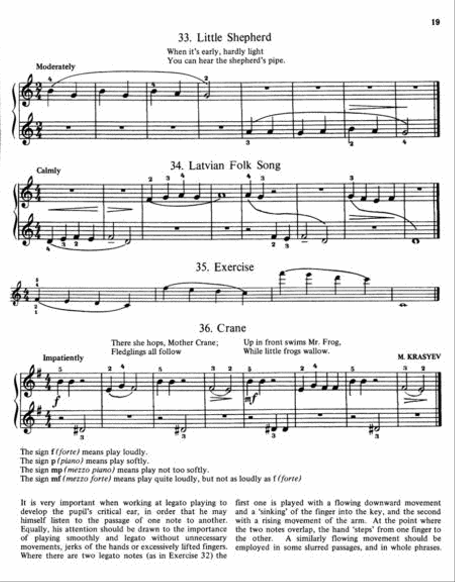 The Russian School of Piano Playing Piano Method scores gallery preview page 2