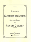Seven Elizabethan Lyrics, Op. 12