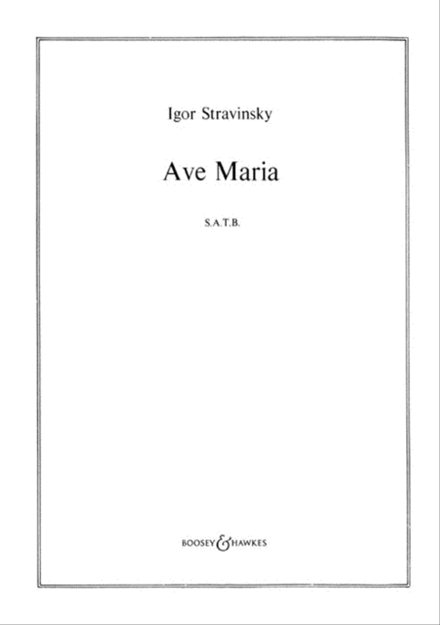 Bogoroditse Devo (Ave Maria) 4-Part scores gallery preview page 1