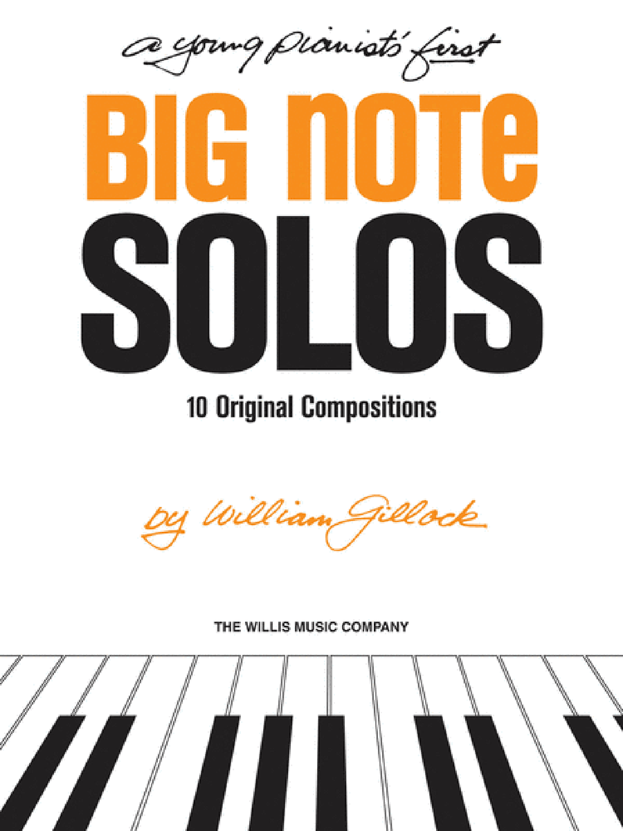 A Young Pianist's First Big Note Solos Piano Method scores gallery preview page 1