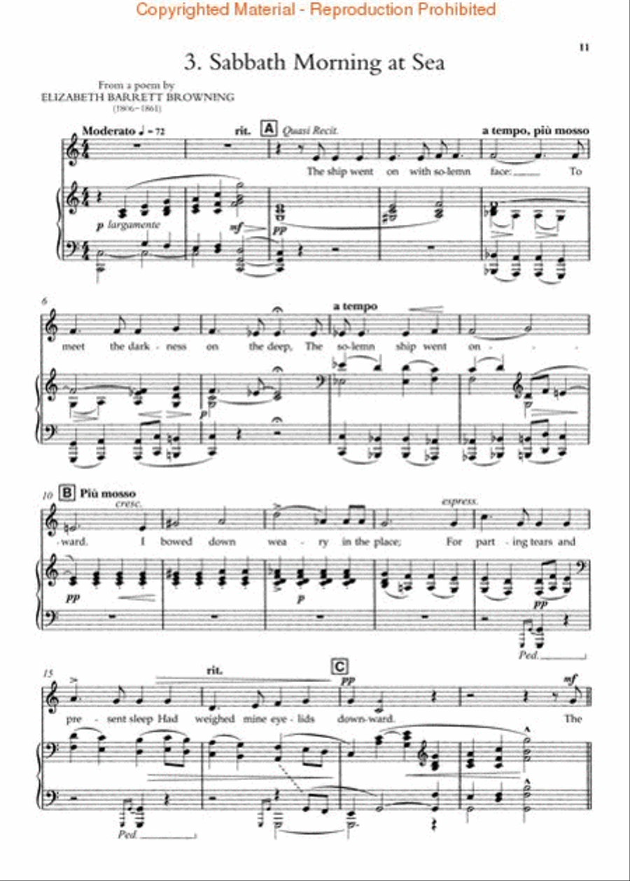 Sea Pictures, Op. 37 Piano Accompaniment scores gallery preview page 3