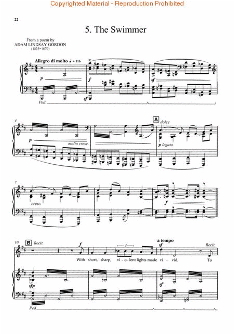 Sea Pictures, Op. 37 Piano Accompaniment scores gallery preview page 4