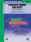 Student Instrumental Course French Horn Soloist