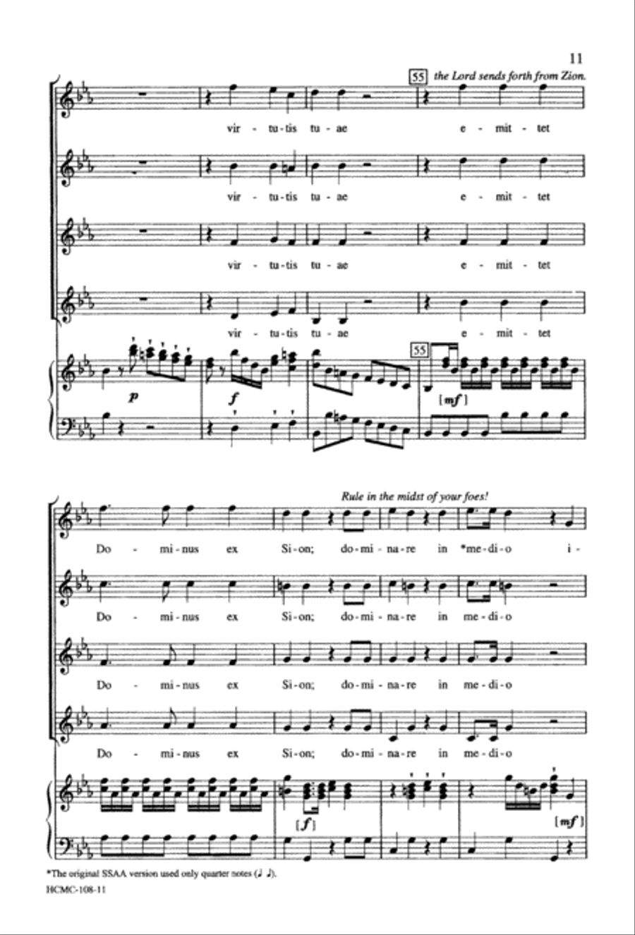 Dixit Dominus Dixit Dominus SSAA scores gallery preview page 14