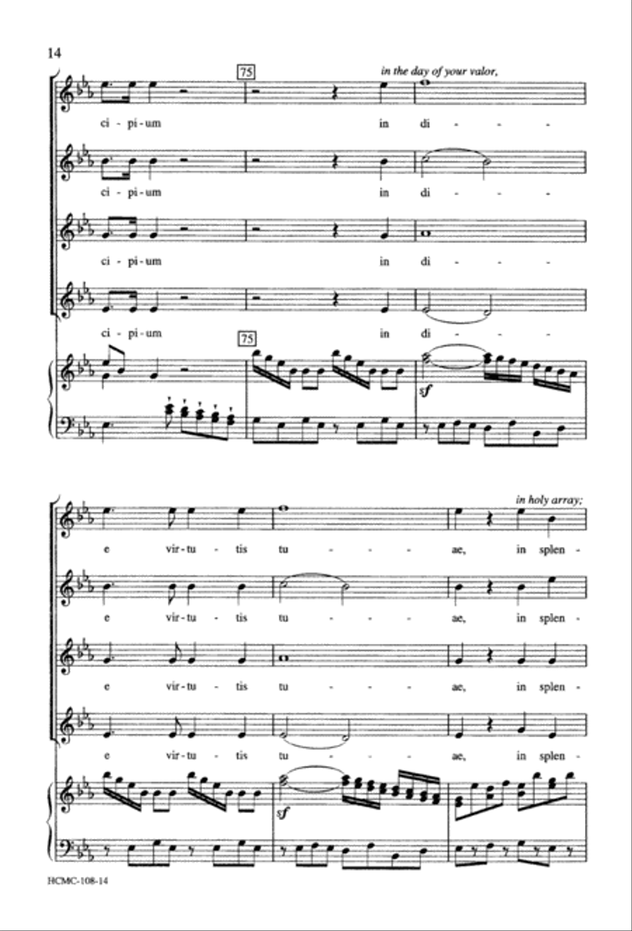 Dixit Dominus Dixit Dominus SSAA scores gallery preview page 17