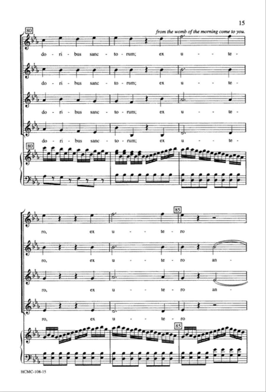 Dixit Dominus Dixit Dominus SSAA scores gallery preview page 18