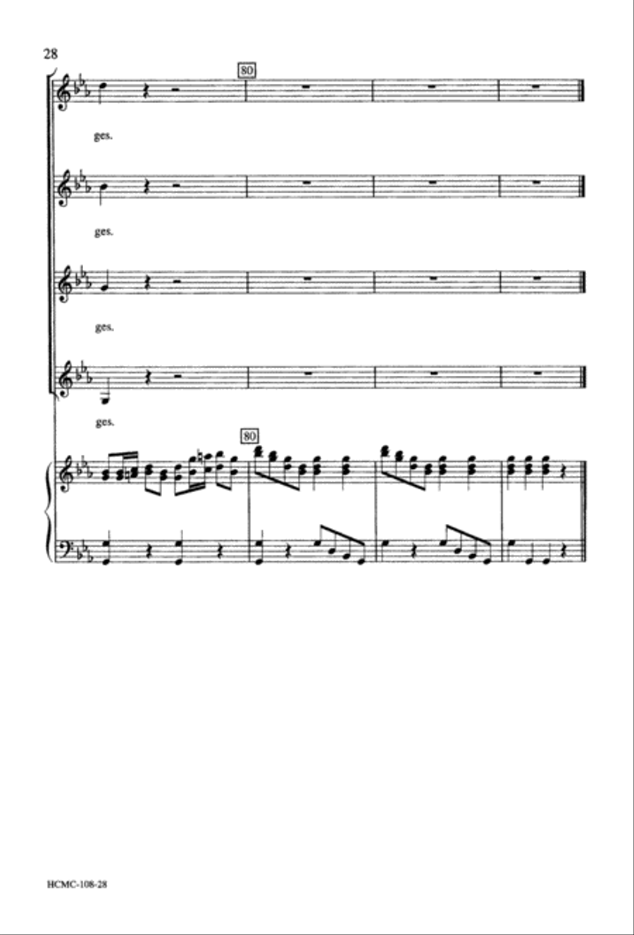 Dixit Dominus Dixit Dominus SSAA scores gallery preview page 31