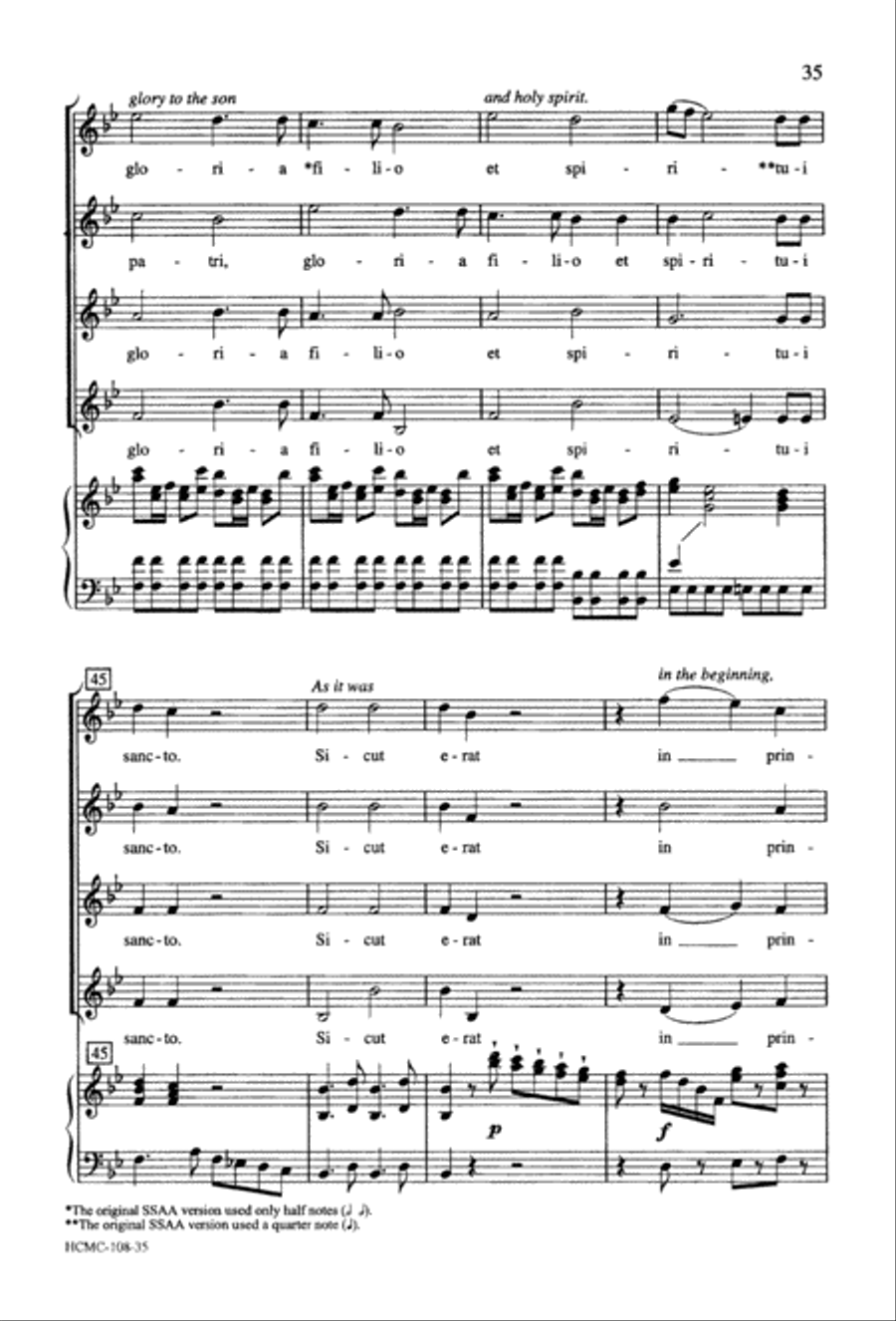 Dixit Dominus Dixit Dominus SSAA scores gallery preview page 38