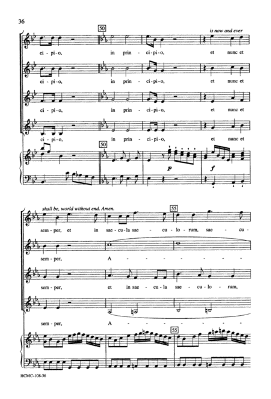 Dixit Dominus Dixit Dominus SSAA scores gallery preview page 39