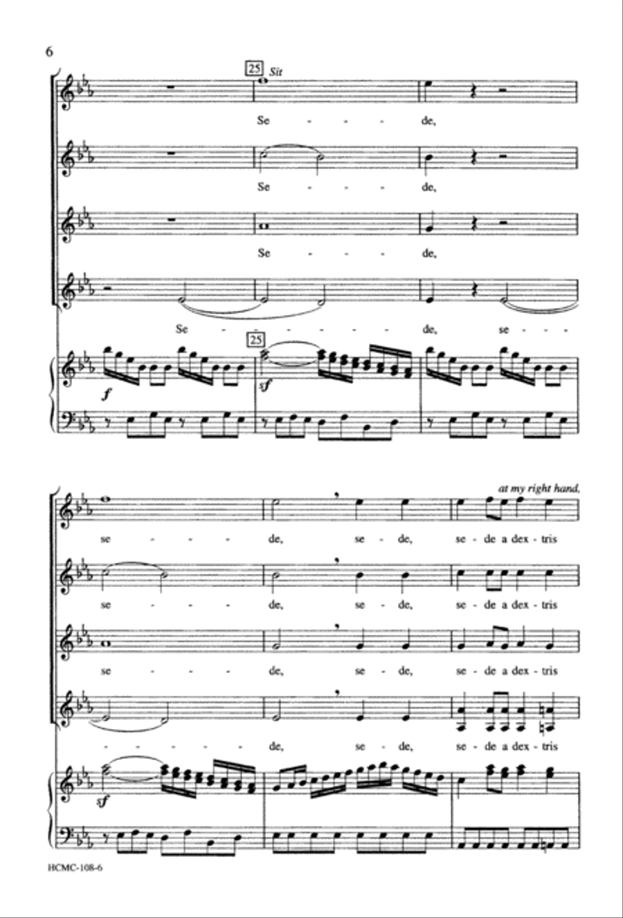 Dixit Dominus Dixit Dominus SSAA scores gallery preview page 9