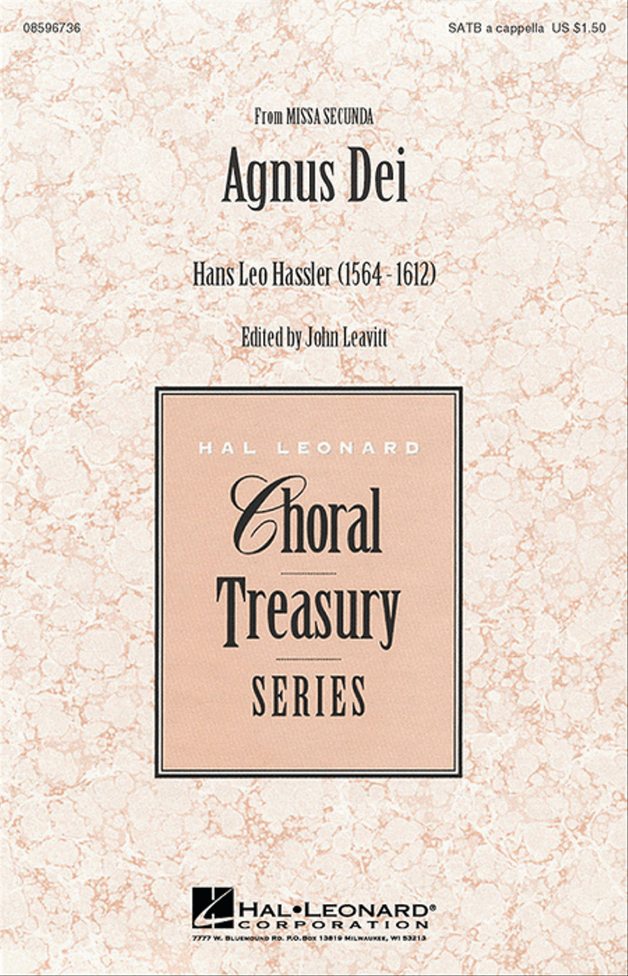 Agnus Dei (from Missa Secunda) 4-Part scores gallery preview page 1