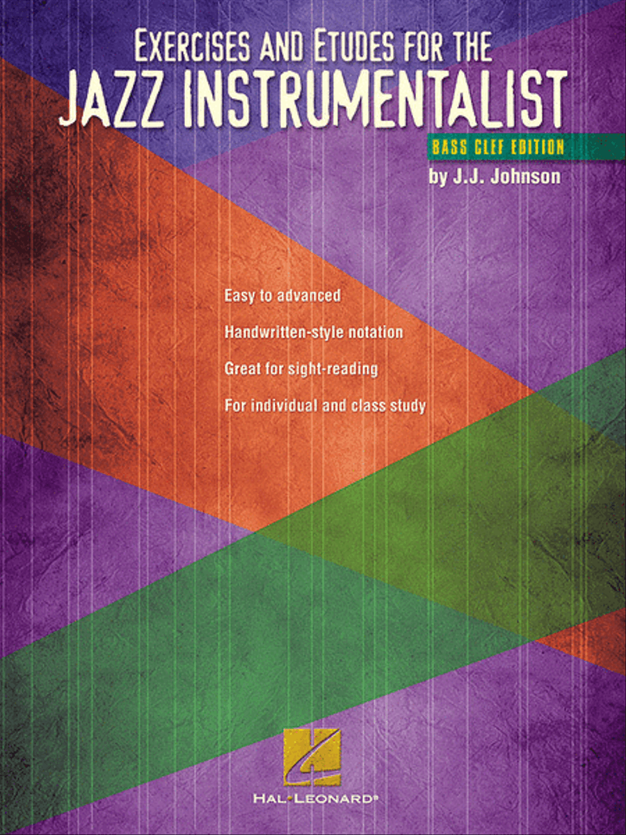 Exercises and Etudes For The Jazz Instrumentalist (Trombone / Bass Clef Instruments) Trombone scores gallery preview page 1