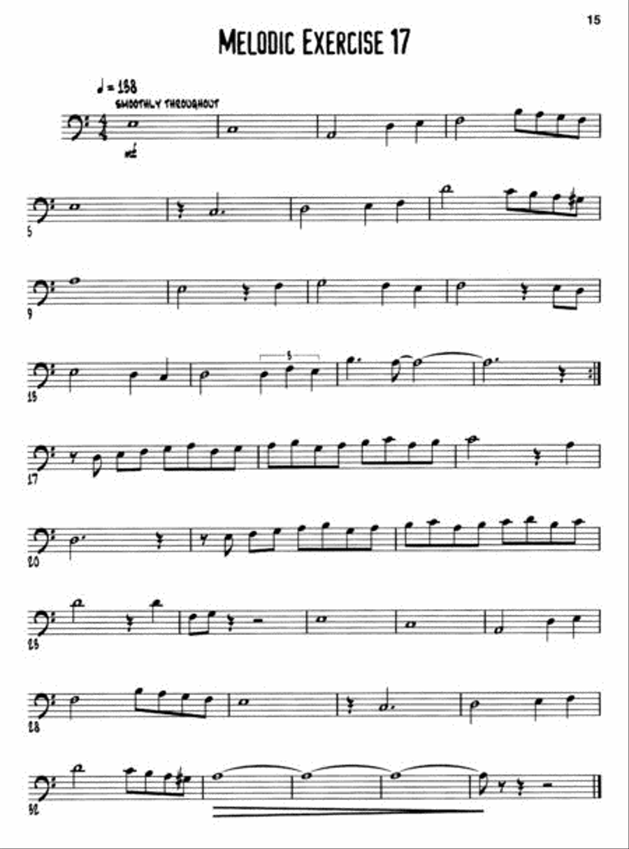 Exercises and Etudes For The Jazz Instrumentalist (Trombone / Bass Clef Instruments) Trombone scores gallery preview page 2