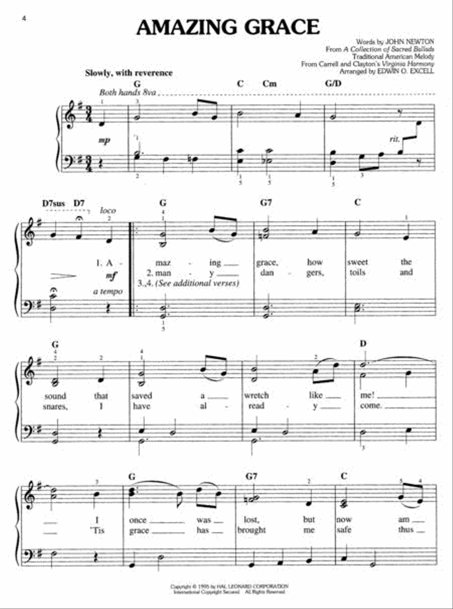 The Best Gospel Songs Ever Easy Piano scores gallery preview page 2