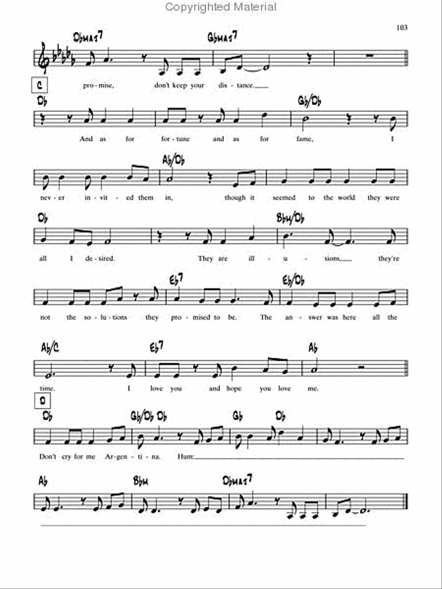 Madonna - Greatest Hits Volume 2 Piano, Vocal, Guitar scores gallery preview page 3