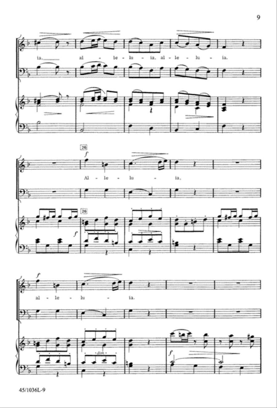 Praise to the Lord Praise to the Lord 3-Part scores gallery preview page 12