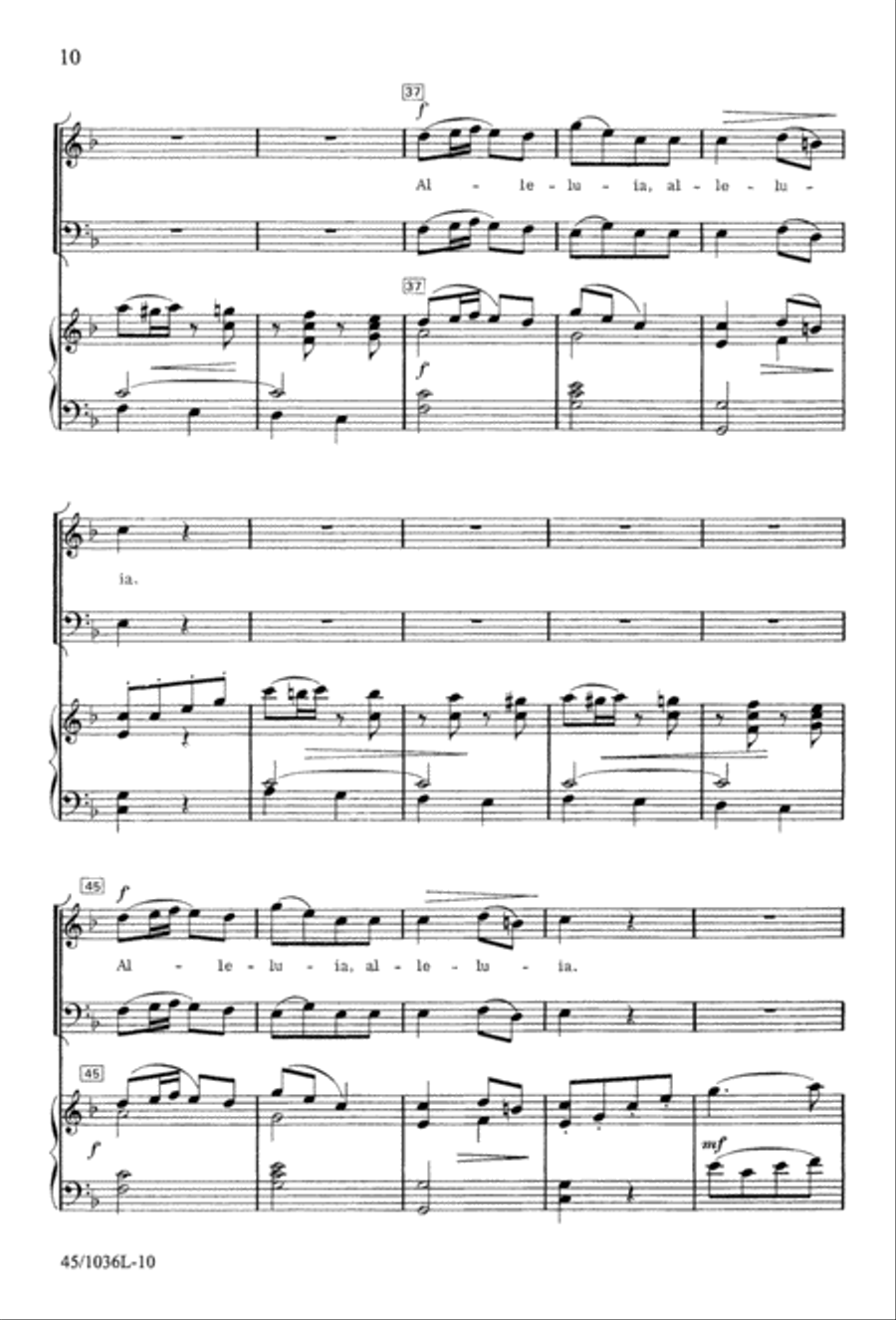 Praise to the Lord Praise to the Lord 3-Part scores gallery preview page 13