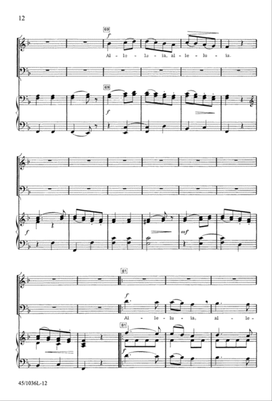 Praise to the Lord Praise to the Lord 3-Part scores gallery preview page 15