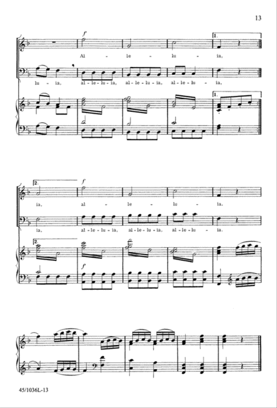 Praise to the Lord Praise to the Lord 3-Part scores gallery preview page 16