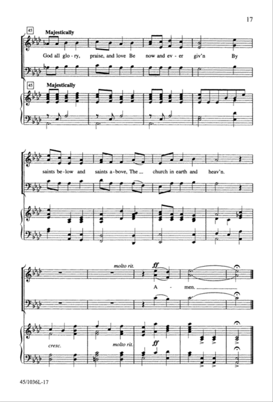 Praise to the Lord Praise to the Lord 3-Part scores gallery preview page 20