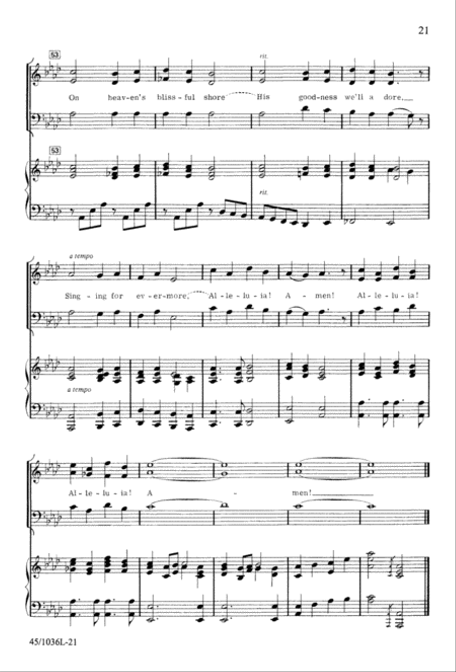 Praise to the Lord Praise to the Lord 3-Part scores gallery preview page 24