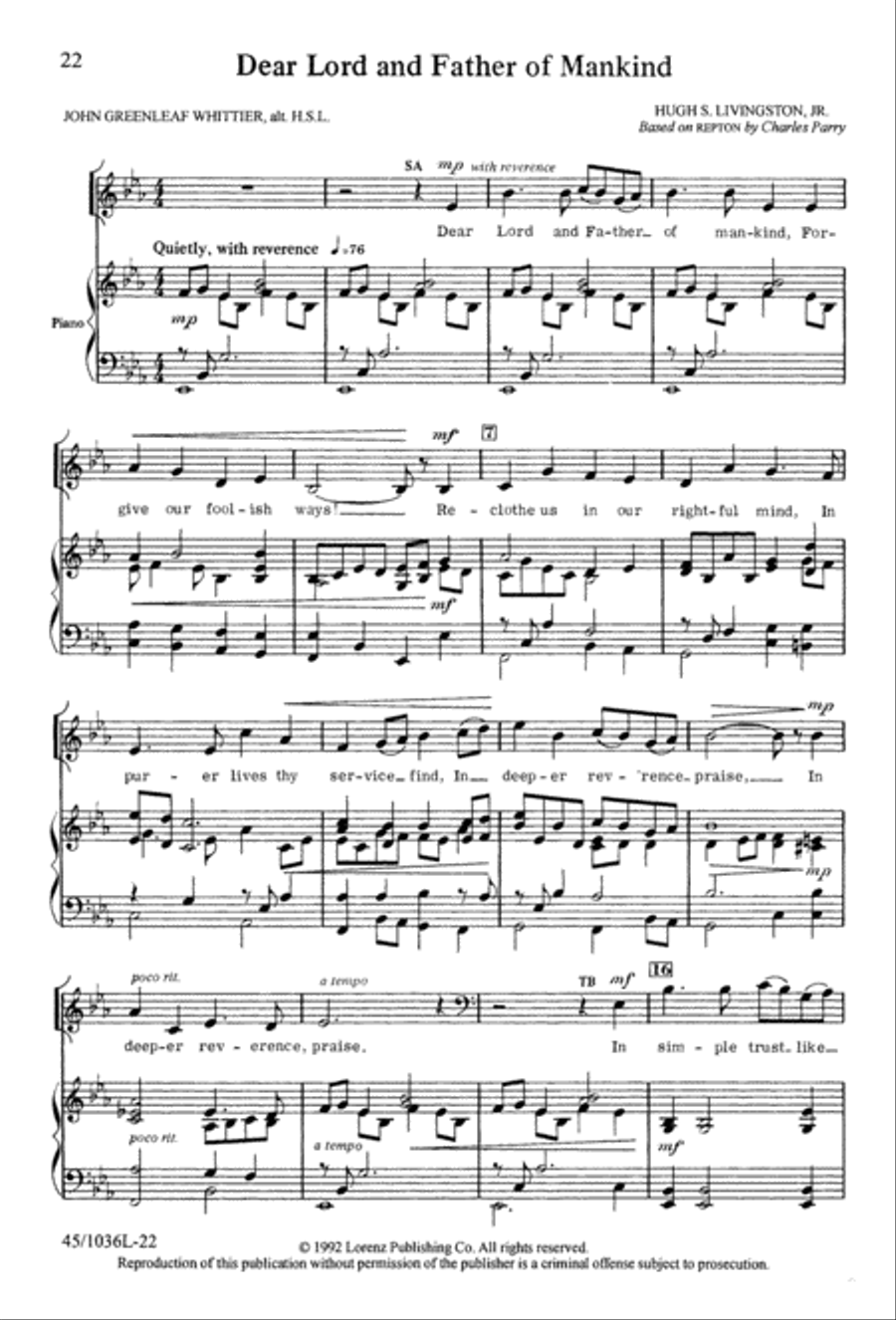 Praise to the Lord Praise to the Lord 3-Part scores gallery preview page 25