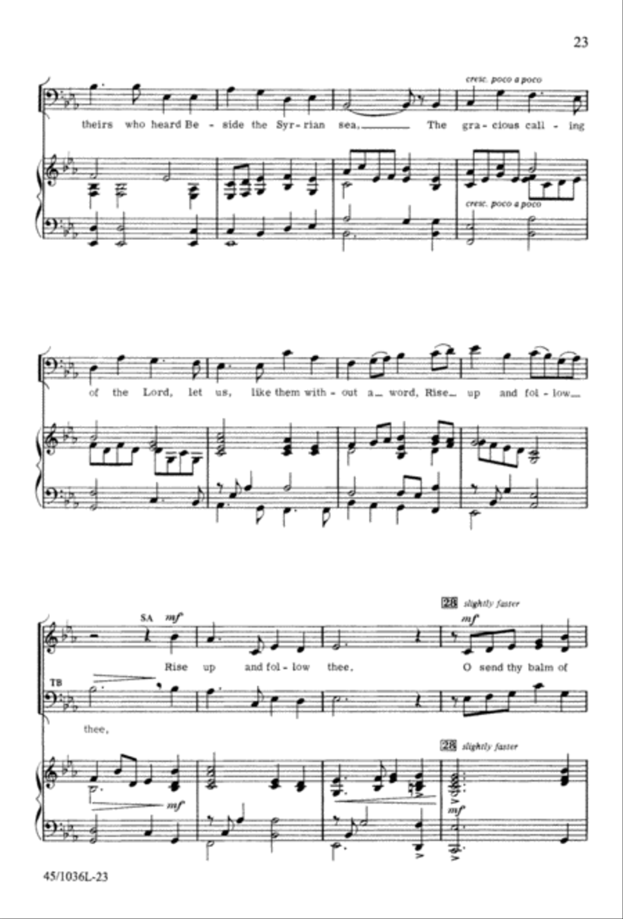 Praise to the Lord Praise to the Lord 3-Part scores gallery preview page 26