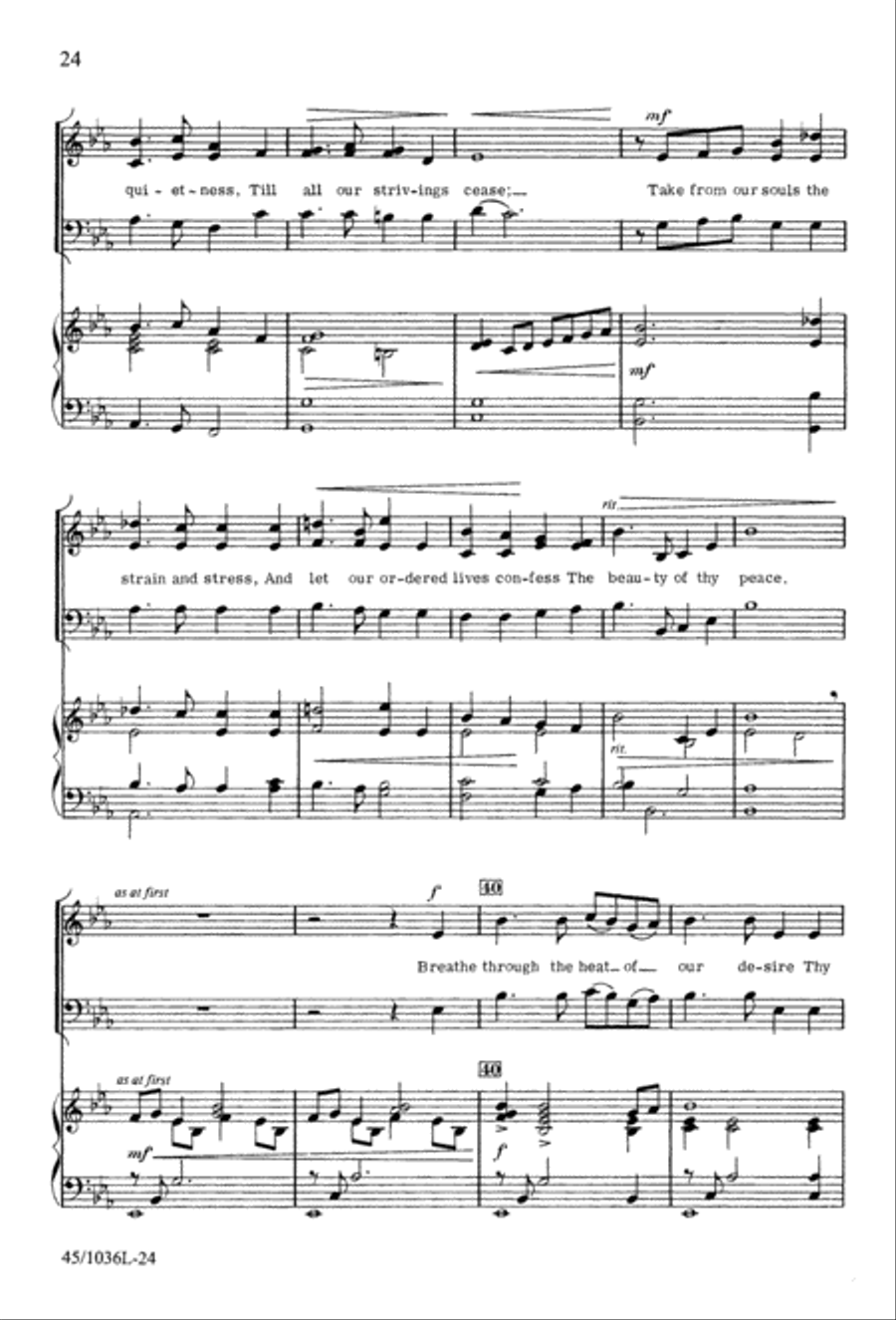 Praise to the Lord Praise to the Lord 3-Part scores gallery preview page 27