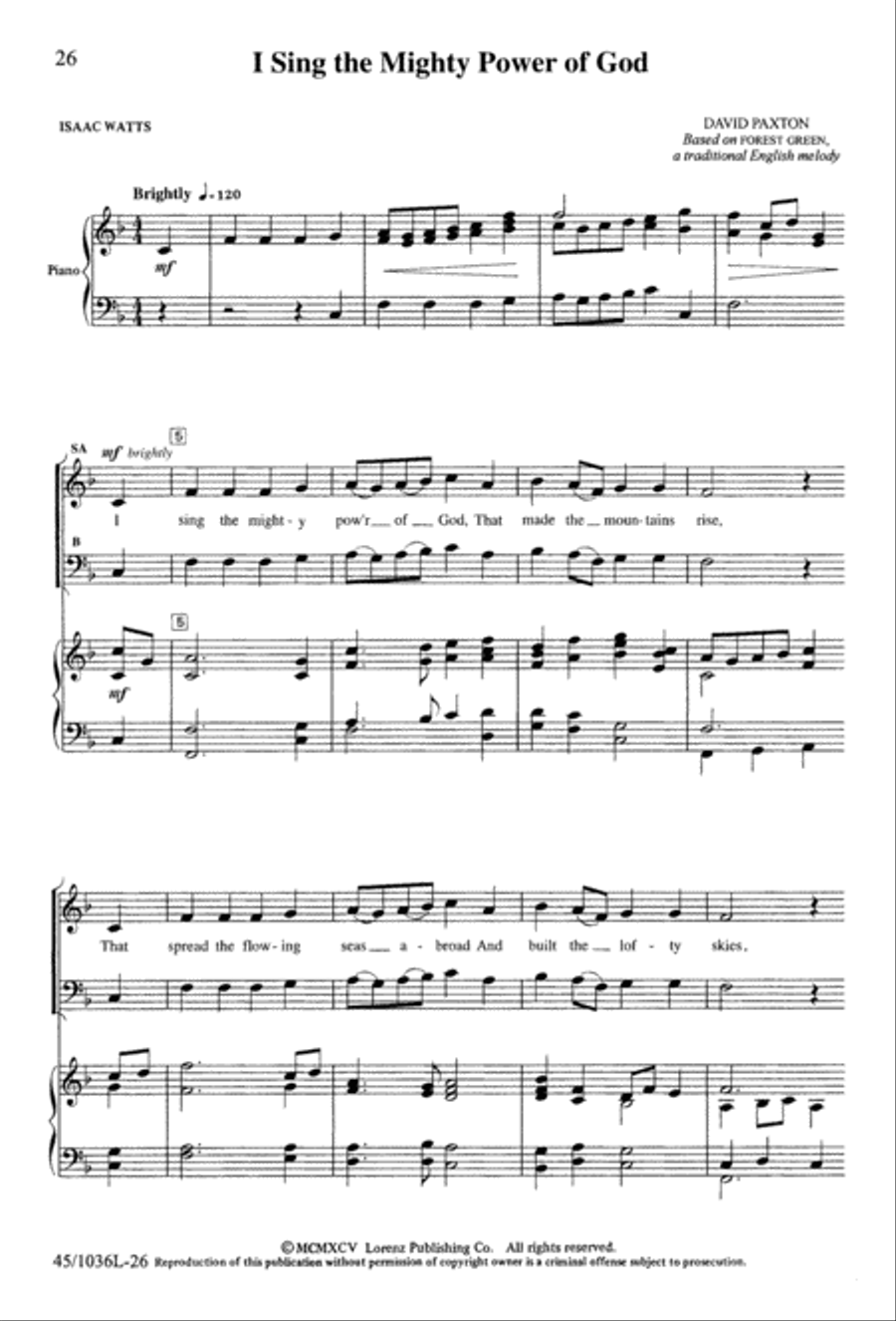 Praise to the Lord Praise to the Lord 3-Part scores gallery preview page 29