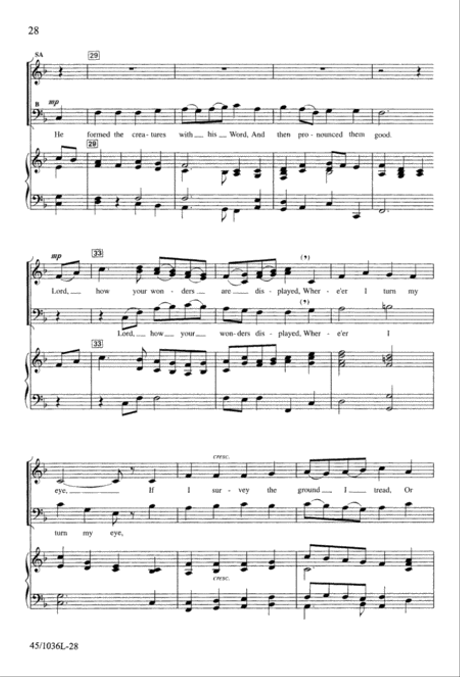 Praise to the Lord Praise to the Lord 3-Part scores gallery preview page 31