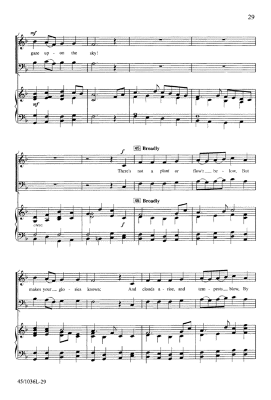 Praise to the Lord Praise to the Lord 3-Part scores gallery preview page 32