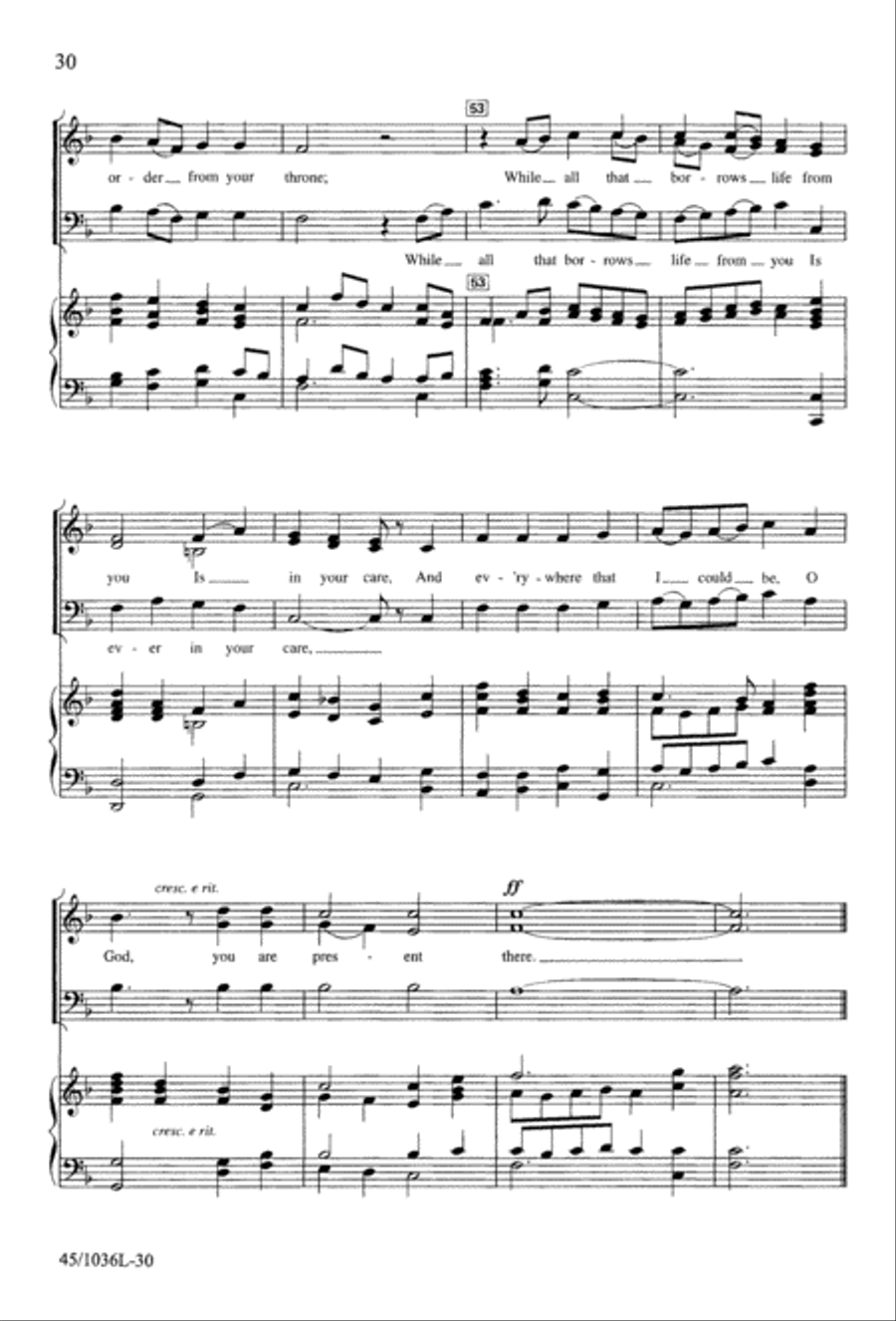 Praise to the Lord Praise to the Lord 3-Part scores gallery preview page 33