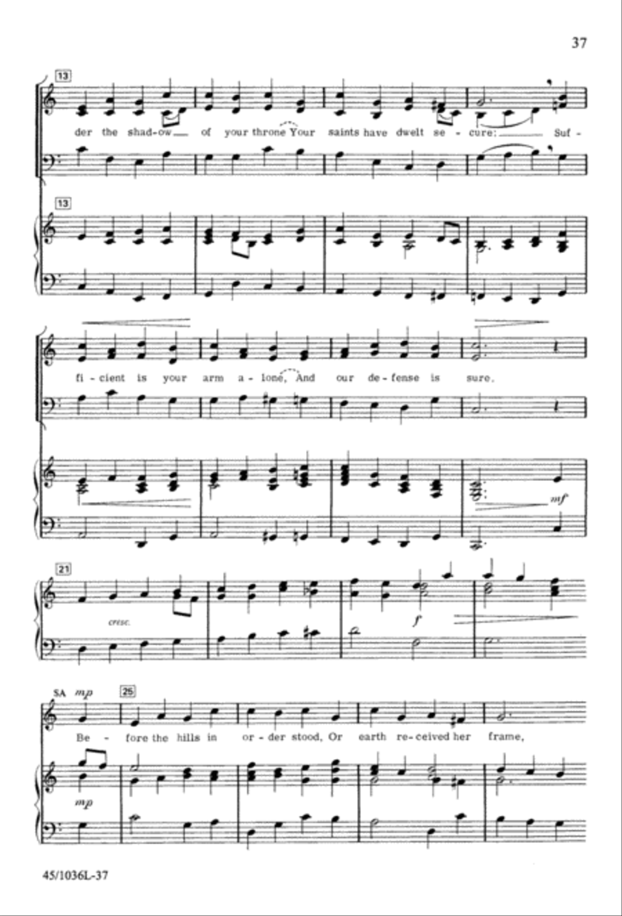 Praise to the Lord Praise to the Lord 3-Part scores gallery preview page 40