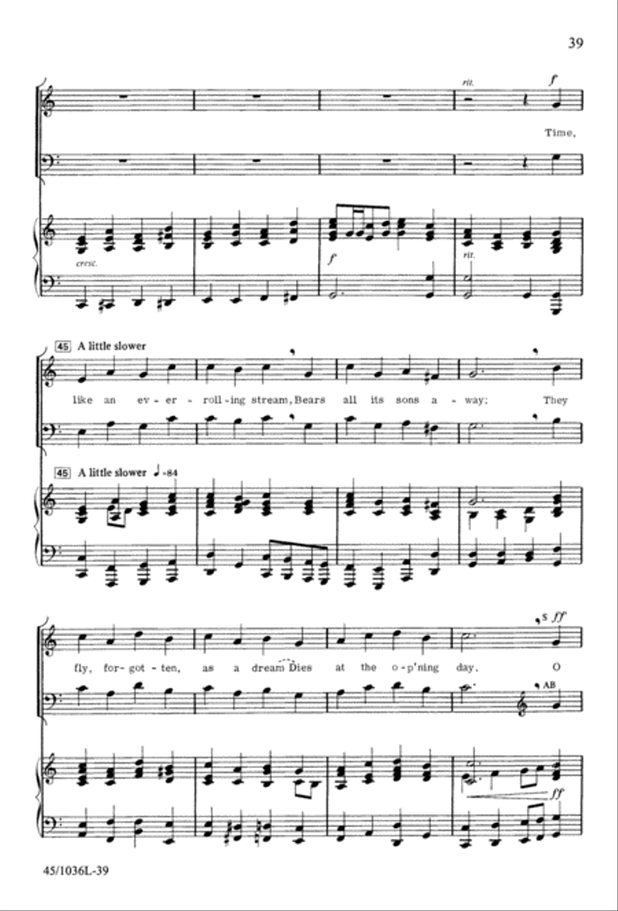 Praise to the Lord Praise to the Lord 3-Part scores gallery preview page 42