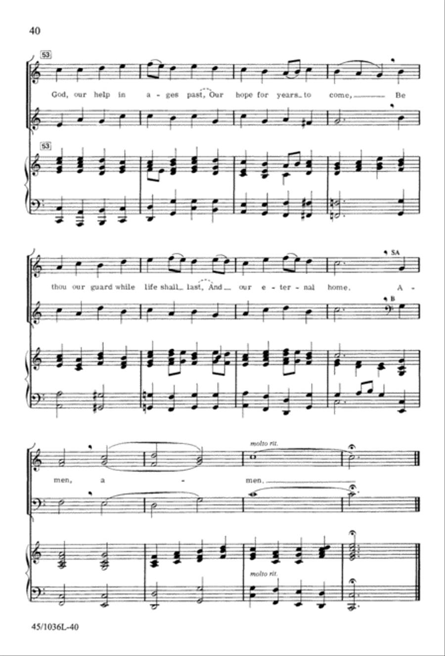Praise to the Lord Praise to the Lord 3-Part scores gallery preview page 43