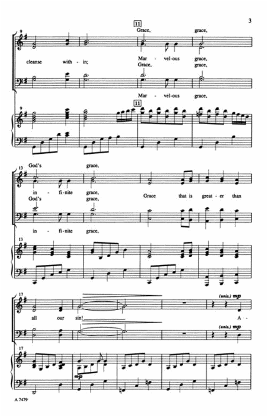 Wonderful Songs of Grace Wonderful Songs of Grace 4-Part scores gallery preview page 3