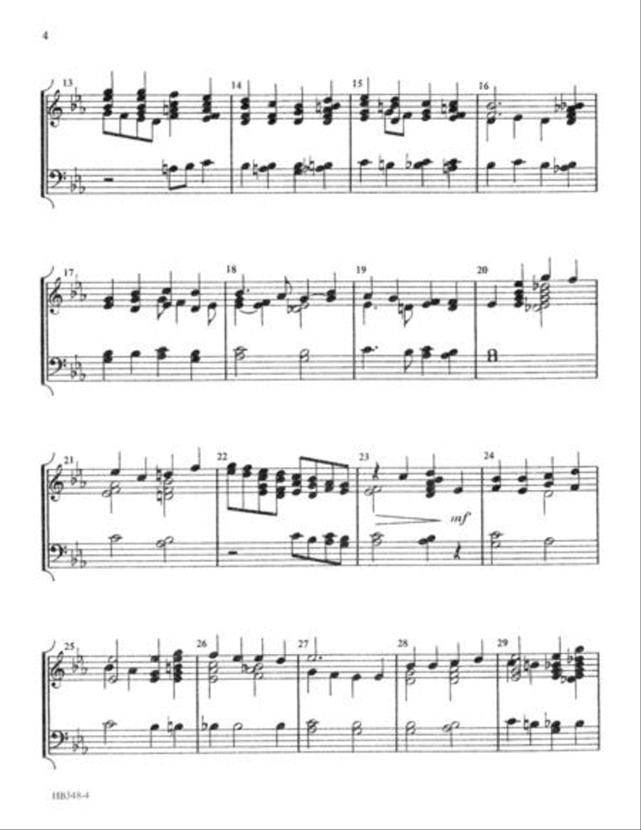 All Glory, Laud and Honor/Fanfare on Victory 2-Octaves scores gallery preview page 4