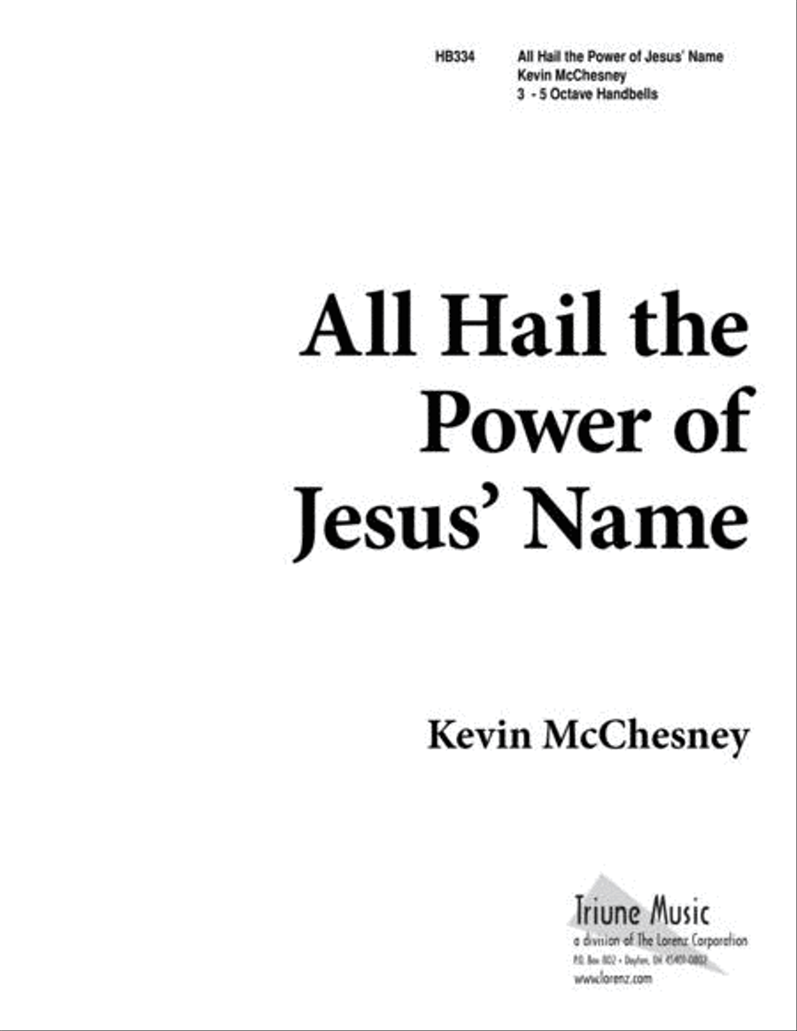 All Hail the Power of Jesus' Name 5-Octaves scores gallery preview page 1